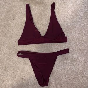 Zaful triangle bikini set